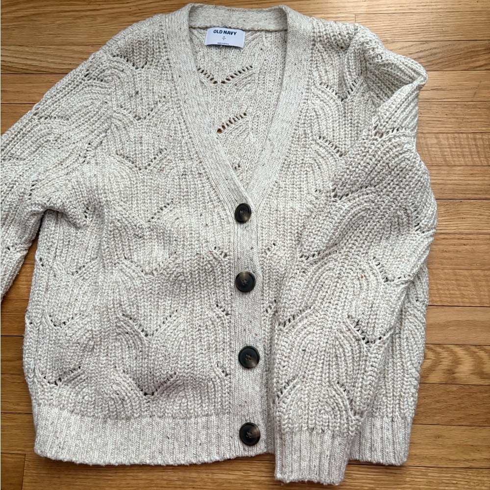 Cream cardigan